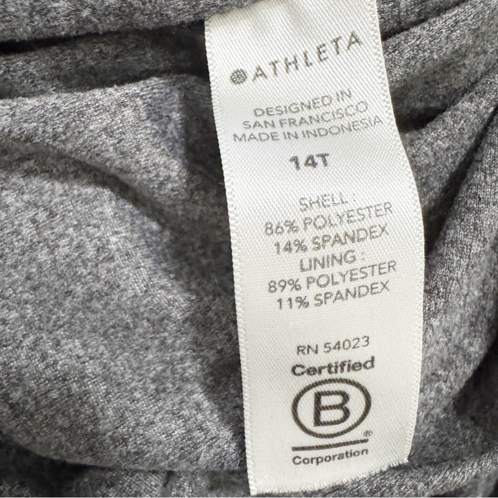 Athleta Brooklyn Textured Camo Lined Jogger Black 14T Tall - Picture 9 of 16